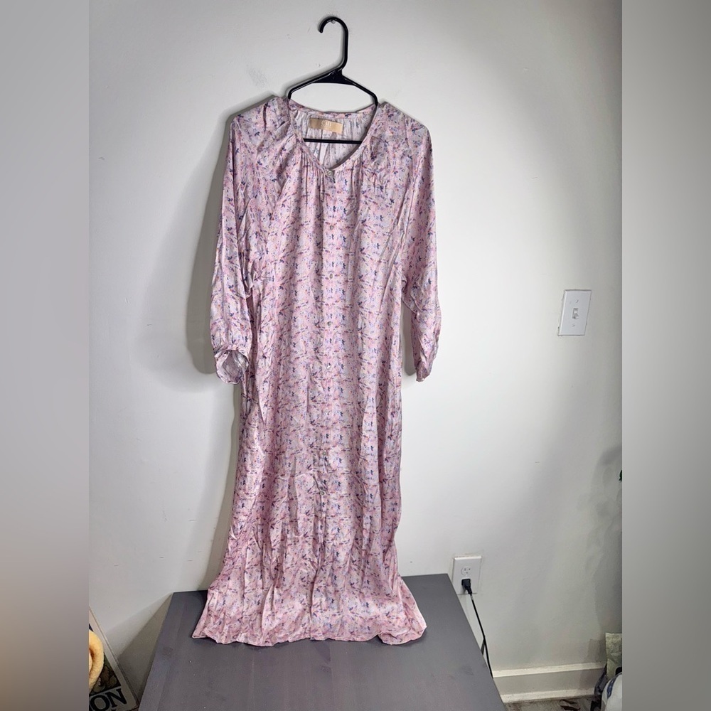 CALI Dreaming Button Down Floral Maxi Dress